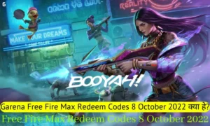 Free Fire Max redeem codes 8 october 2022 Garena Free Fire Max Redeem Codes 8 october 2022