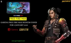 Free Fire Max Redeem Codes for 3 January 2023 Garena Free Fire Max Redeem Codes for 3 January 2023