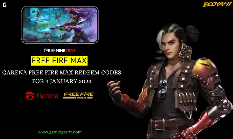 Garena Free Fire 1 Garena Free Fire Max Redeem Codes for 3 January 2023
