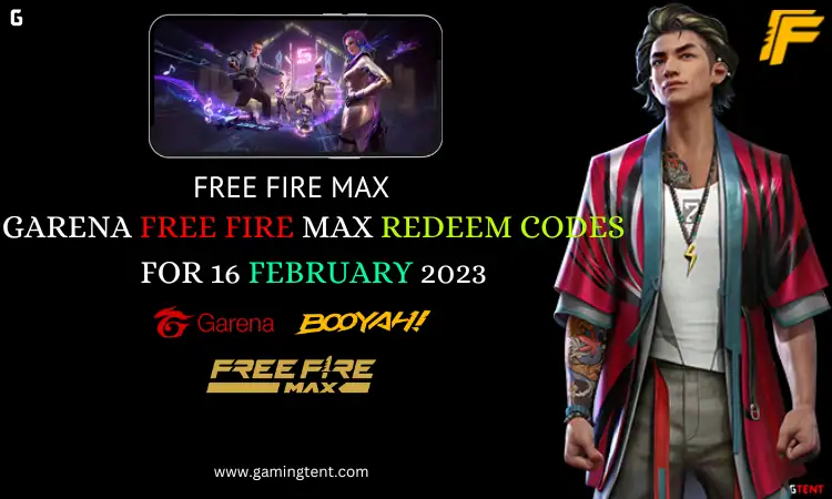 Garena Free Fire 6 garena free fire max redeem codes for 16 february 2023