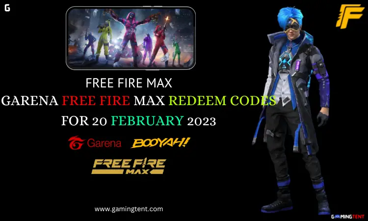 Garena Free Fire 4 garena free fire max redeem codes for 20 february 2023