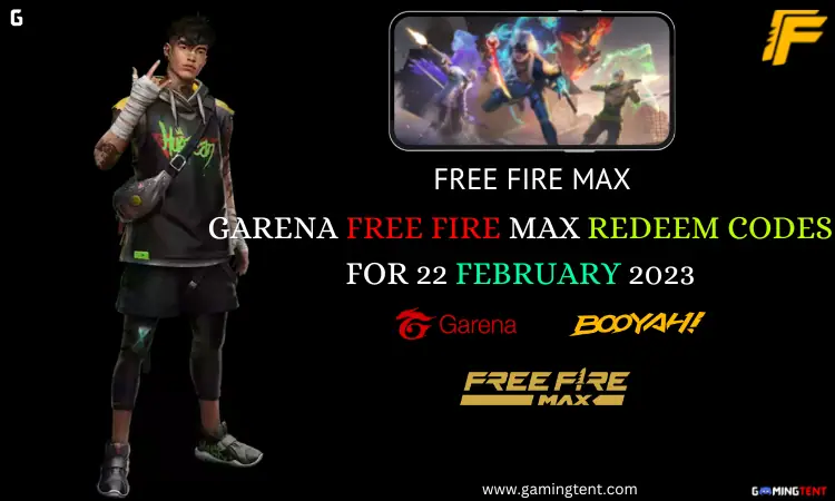 Garena Free Fire 2 garena free fire max redeem codes for 22 february 2023