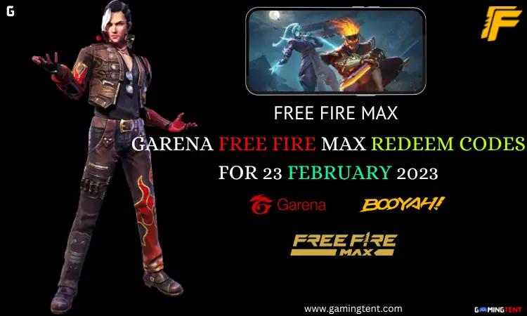 Garena Free Fire 1 garena free fire max redeem codes for 23 february 2023
