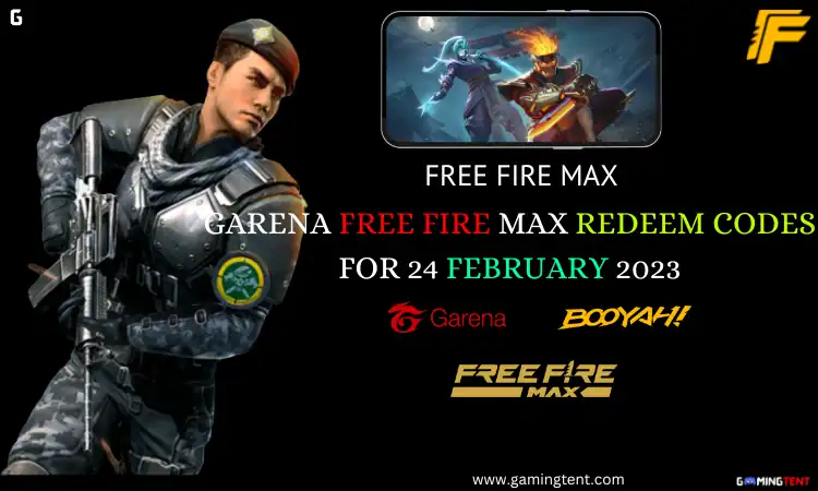 Garena Free Fire 10 garena free fire max redeem codes for 24 february 2023