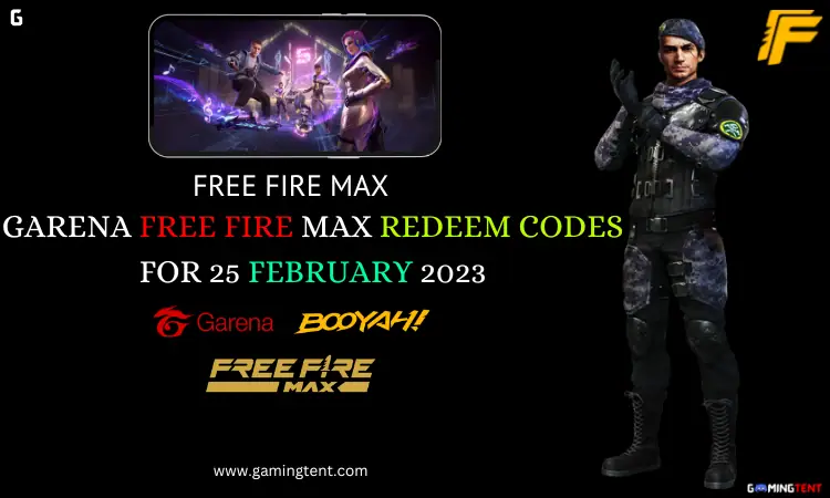 Garena Free Fire 9 garena free fire max redeem codes for 25 february 2023