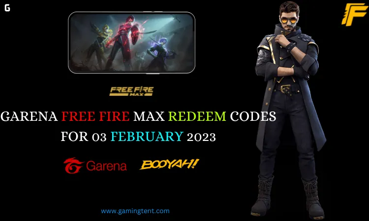 Garena Free Fire 6 garena free fire max redeem codes for 3 february 2023
